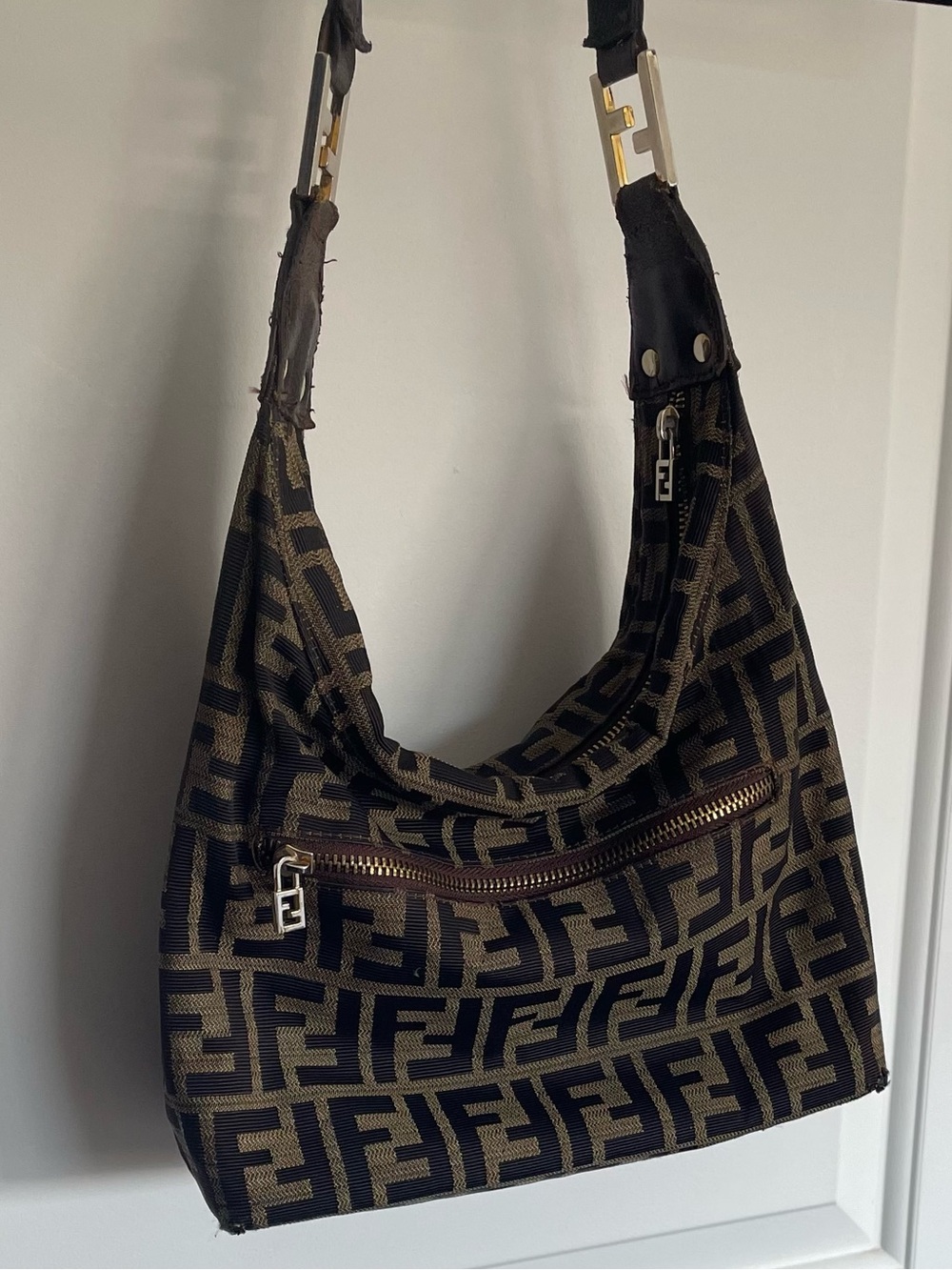Fendi Zucca Hobo Bag